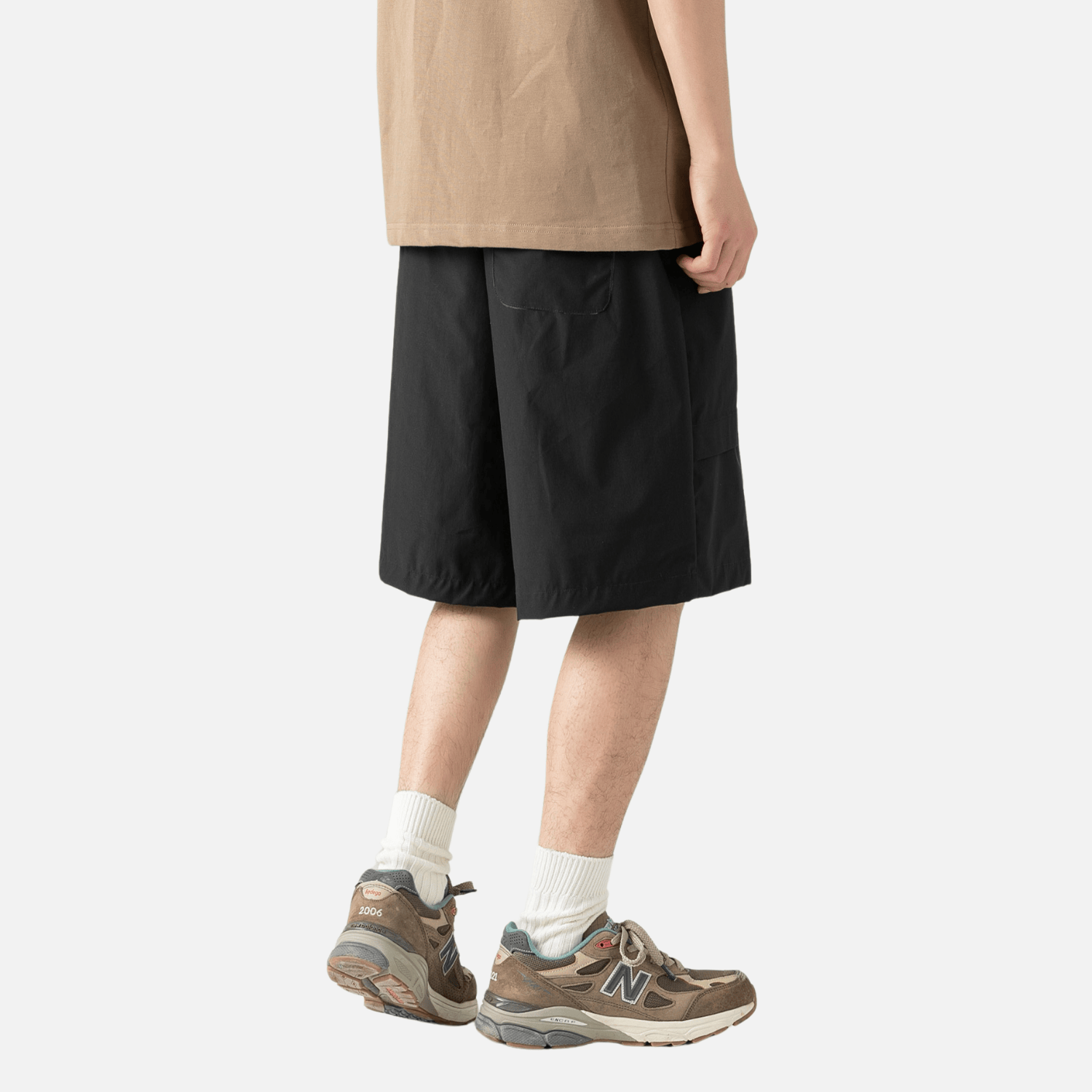 Buckle Belt Cargo Shorts