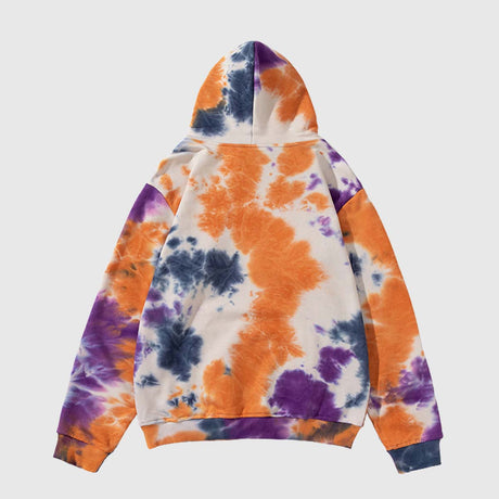 Vibrant Tie-Dye Pullover Hoodie