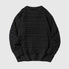 Japanese Retro Textured Knit Sweater