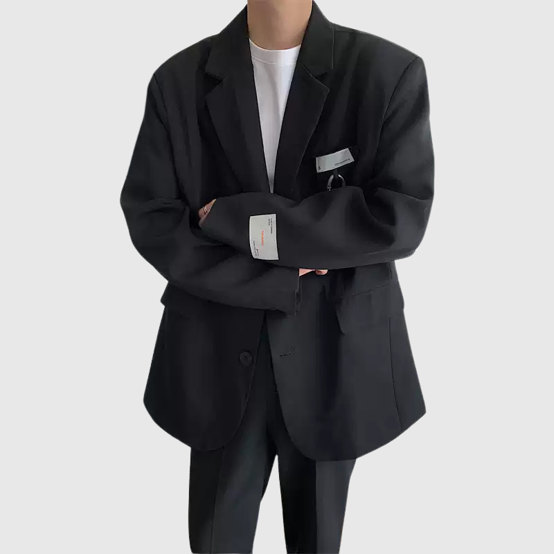 Blazer de ocio con decoración de mosquetón