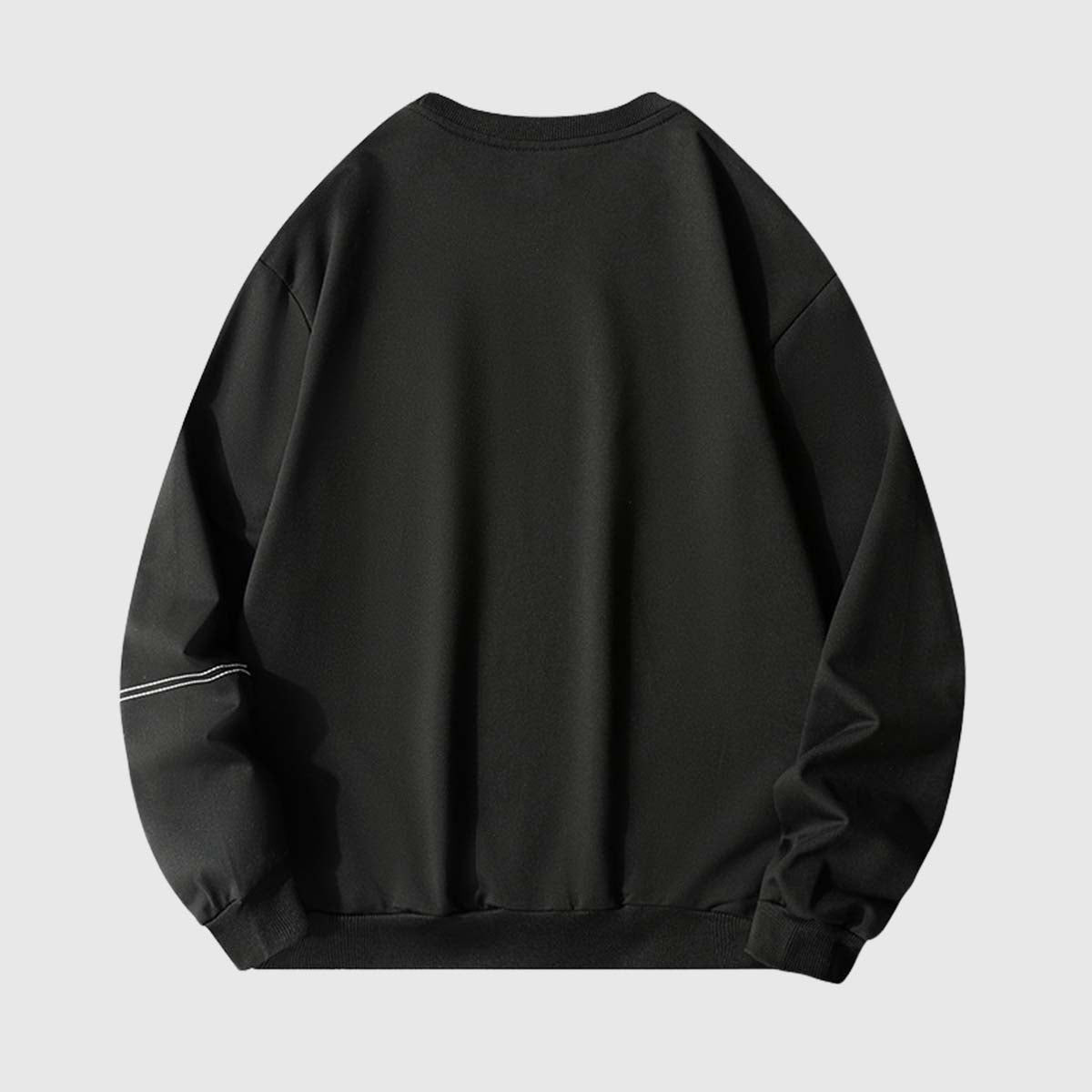 Contrast Pocket Crewneck Sweatshirt