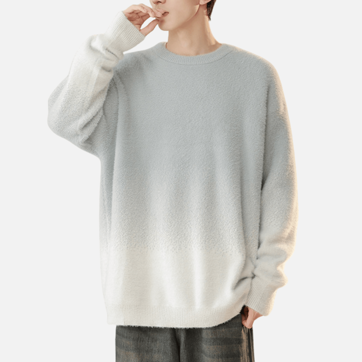 Gradient Knit Pullover