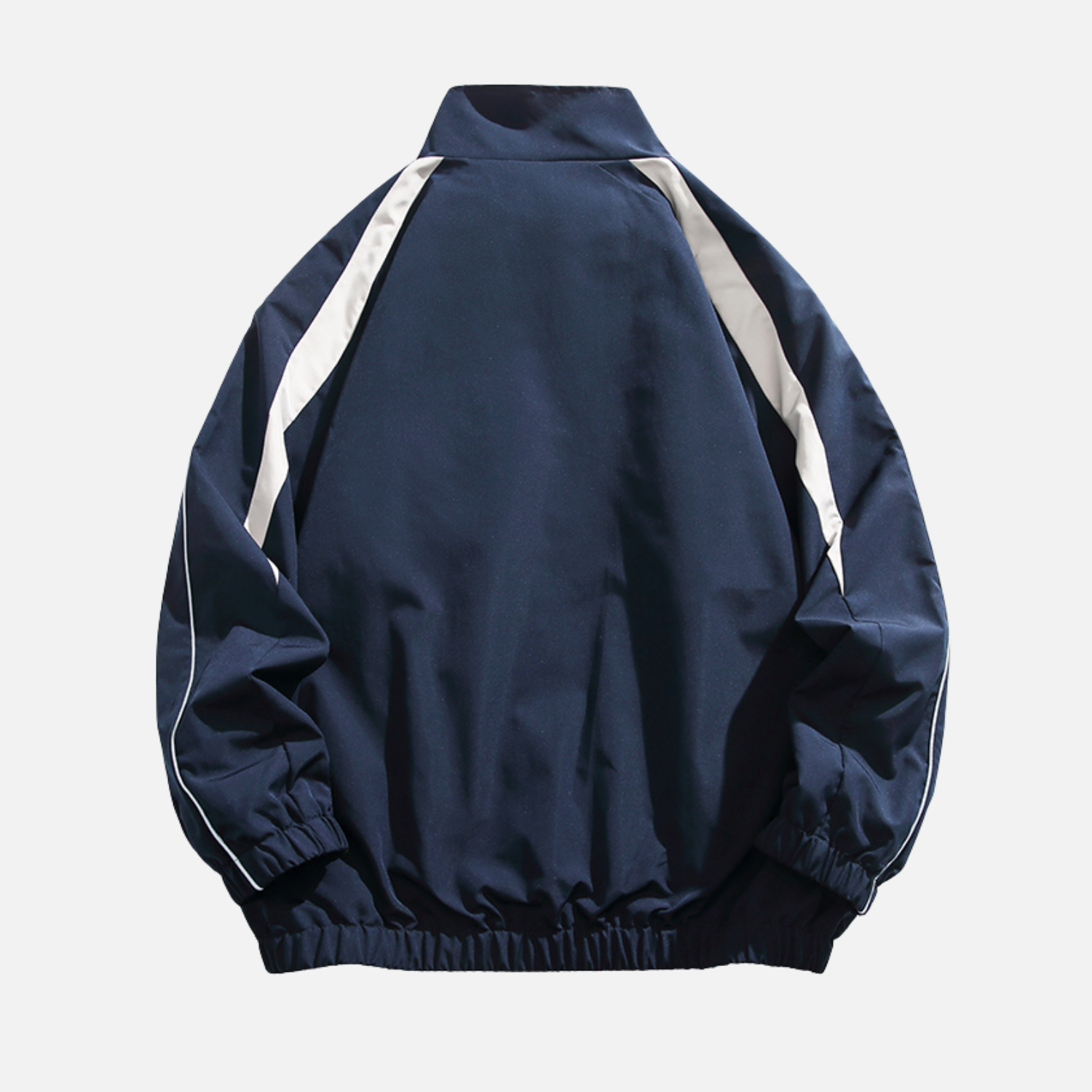 Chaqueta patchwork con cuello alto