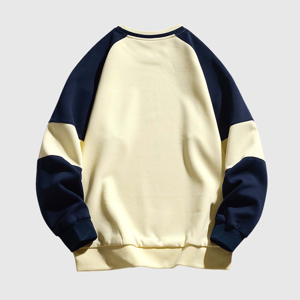 Retro Colorblock Raglan Sweatshirt