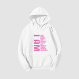 Letter Pattern Printed Hoodies