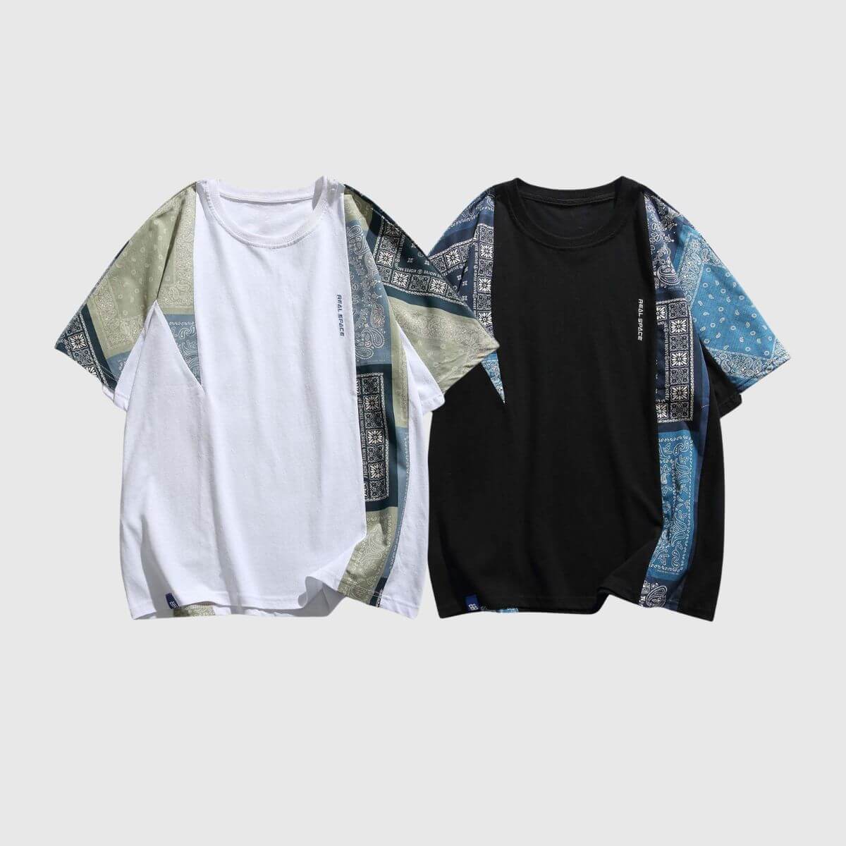 Patchwork Kimono Cotton Shirt