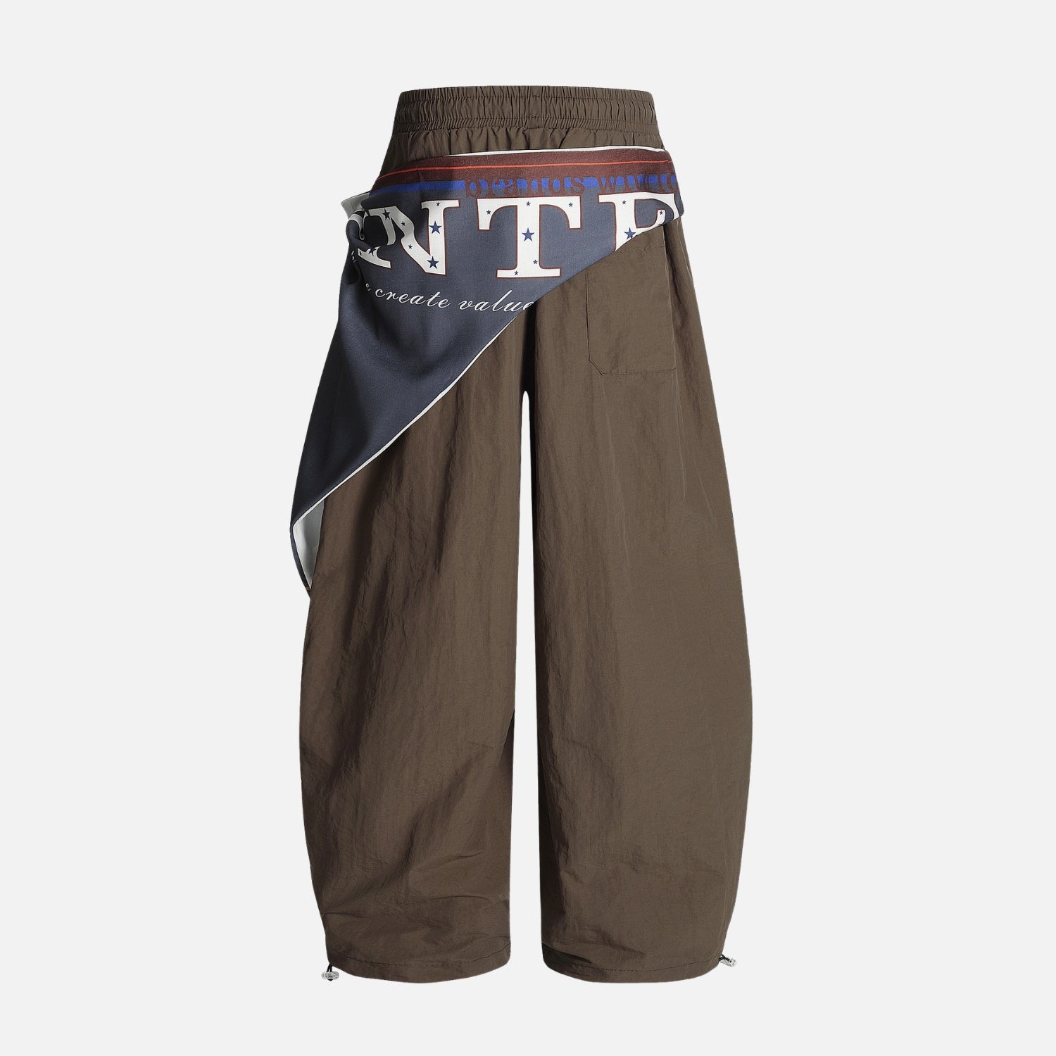 Vintage Paratrooper Wide-Leg Pants