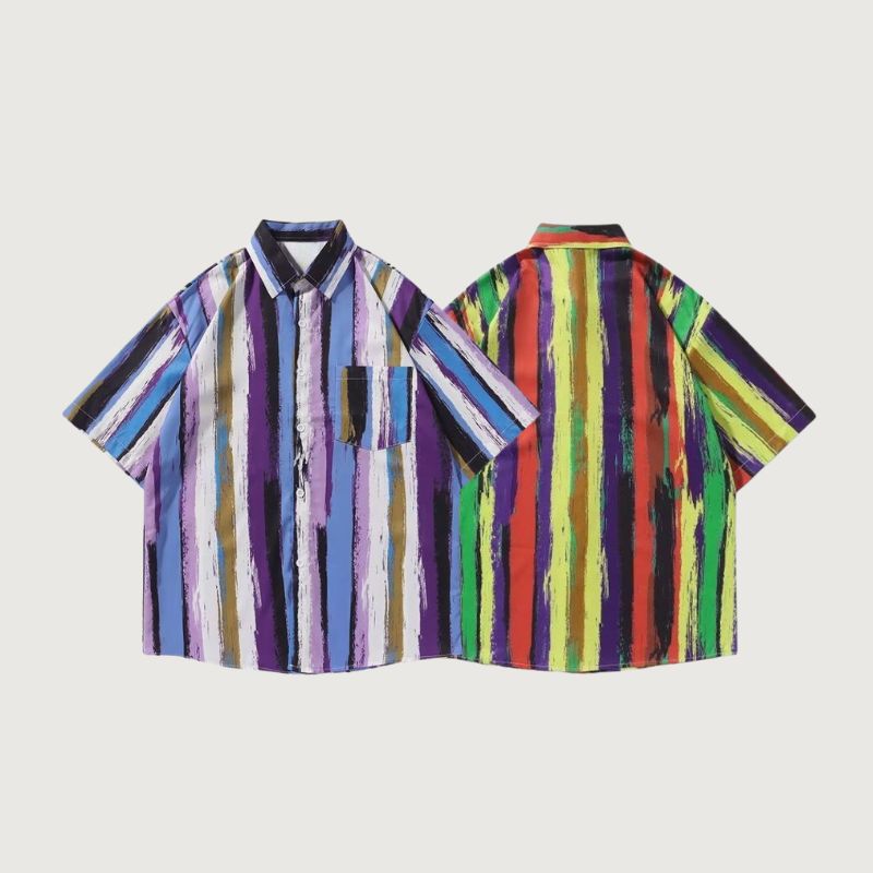 Hawaiian Stripe Shirts