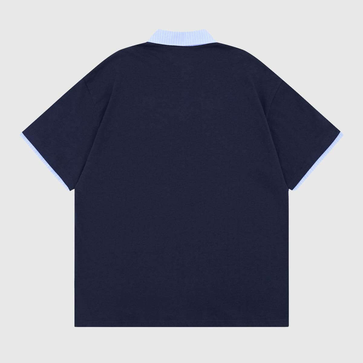 Graphic Polo Shirt with Name Tag