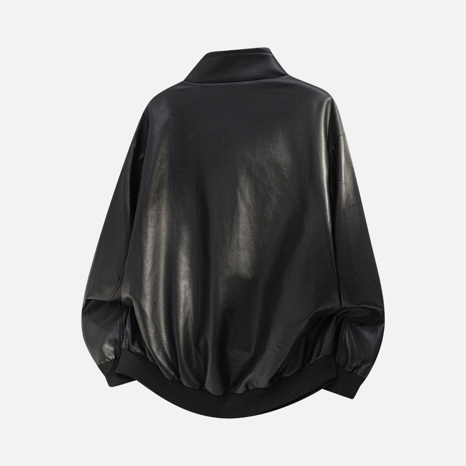 Vintage PU Leather Moto Jacket