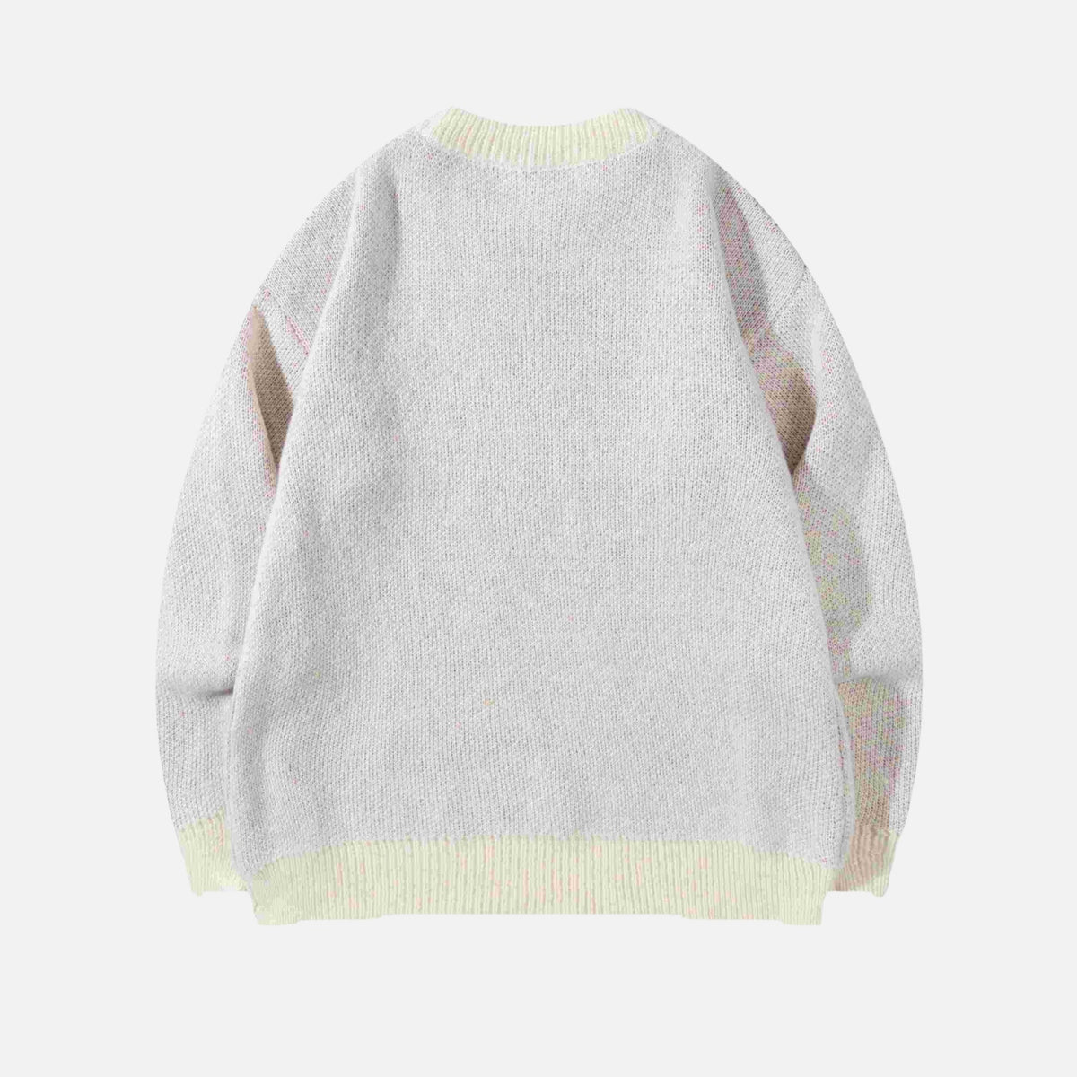 Dice Jacquard Crewneck Sweater