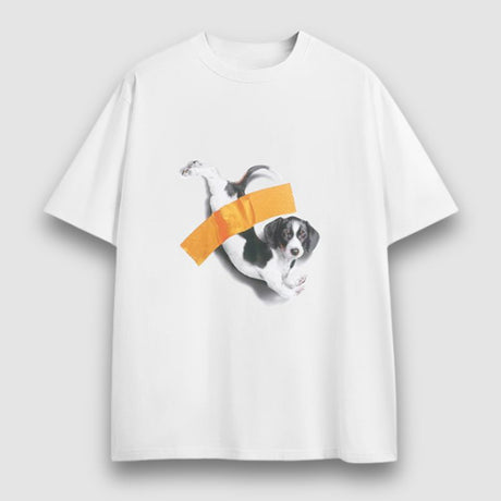 Tapes Puppy Printed Tee