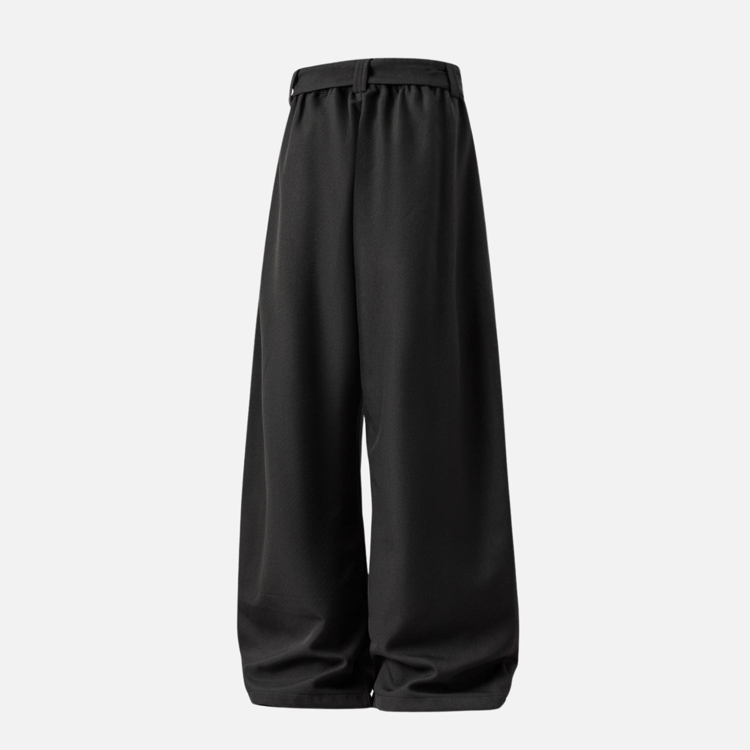 Pleated Drape Blade Baggy Trousers
