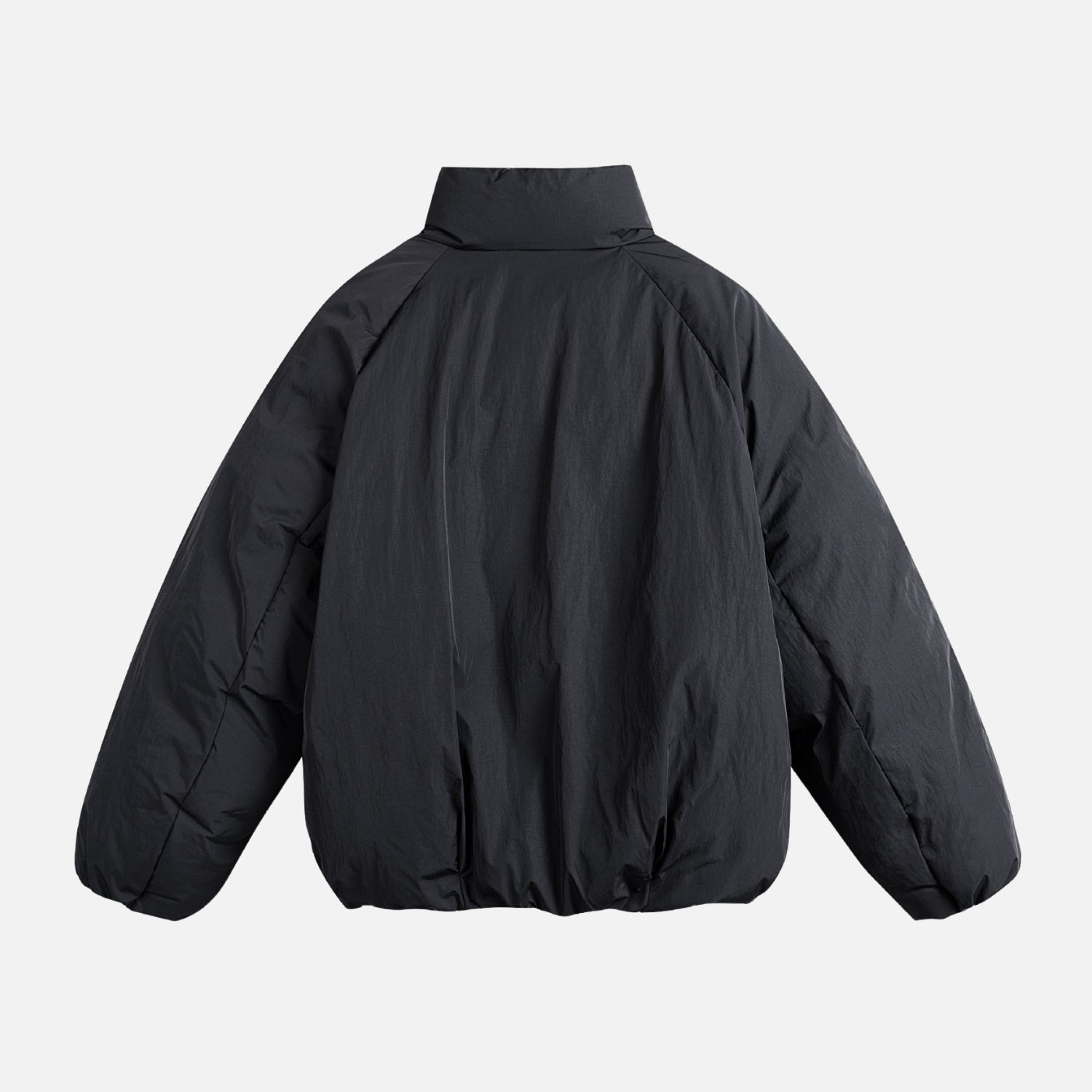 Chaqueta acolchada minimalista con cuello alto