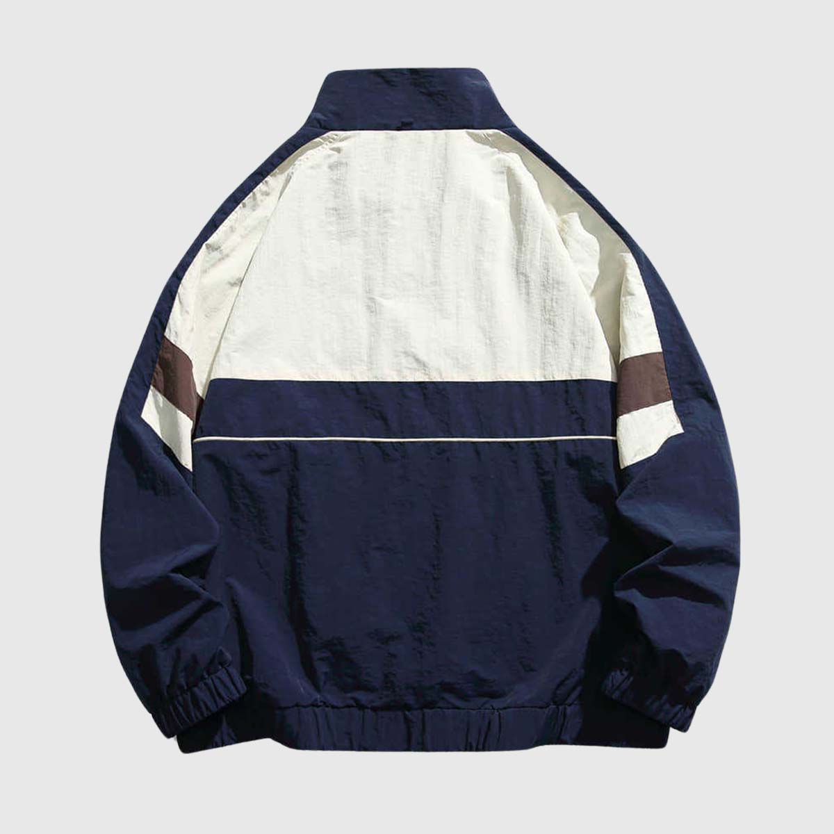 Colorblock Zip Stand Jacket