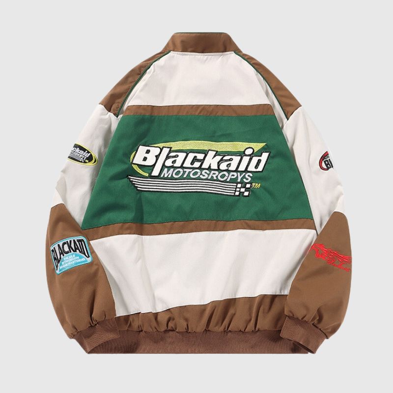 Full Embroidered Vintage Racing Jacket