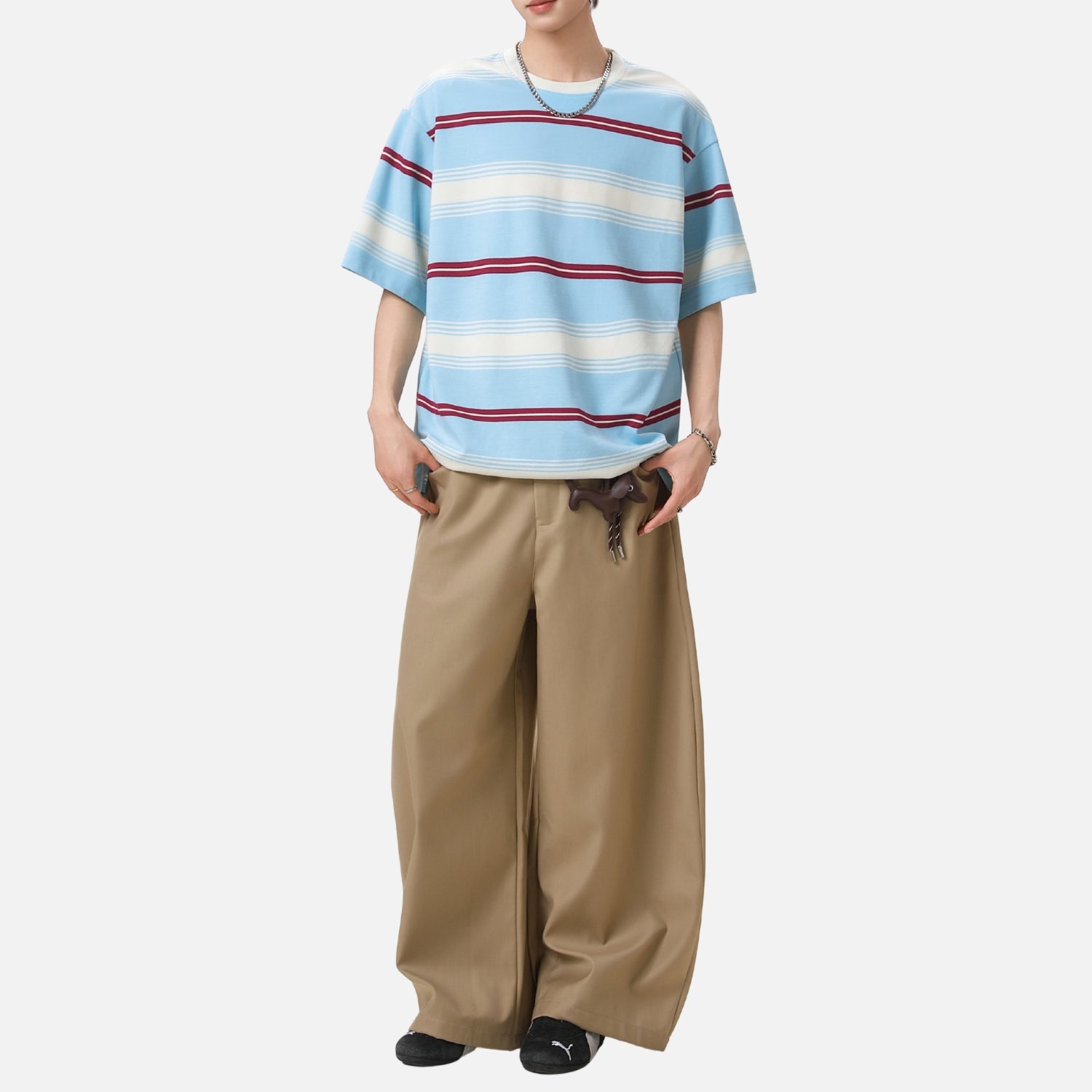 Vintage Striped Cotton Tee