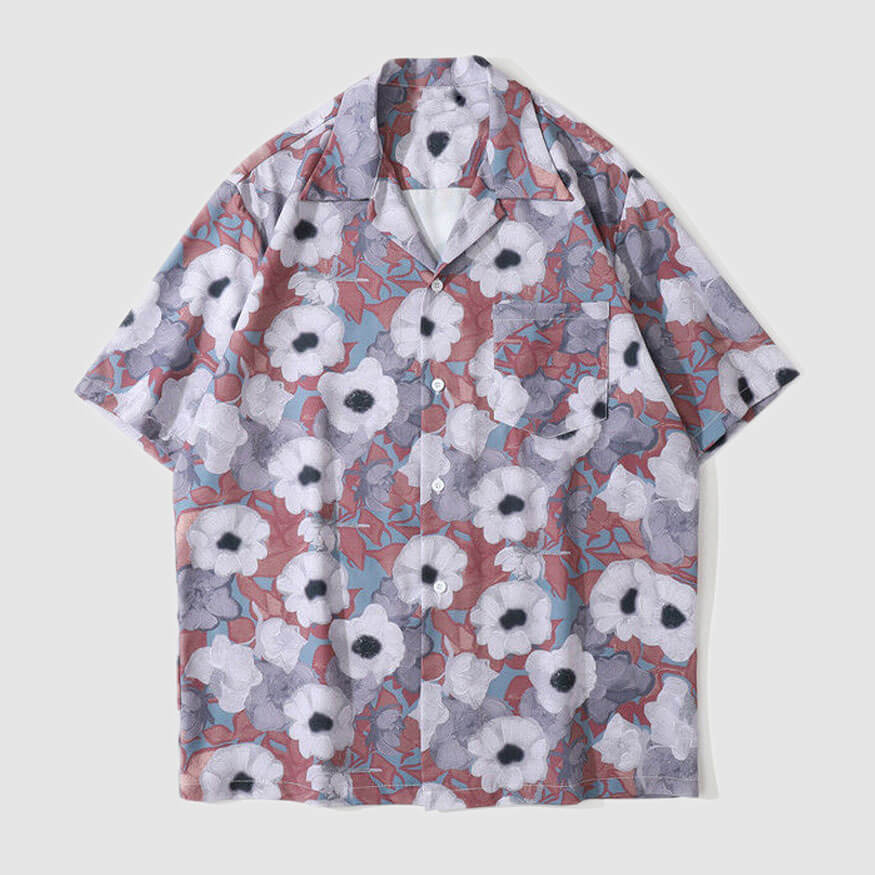 Vintage Hemd mit Blumendruck