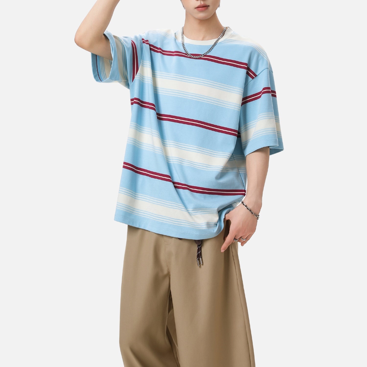 Vintage Striped Cotton Tee