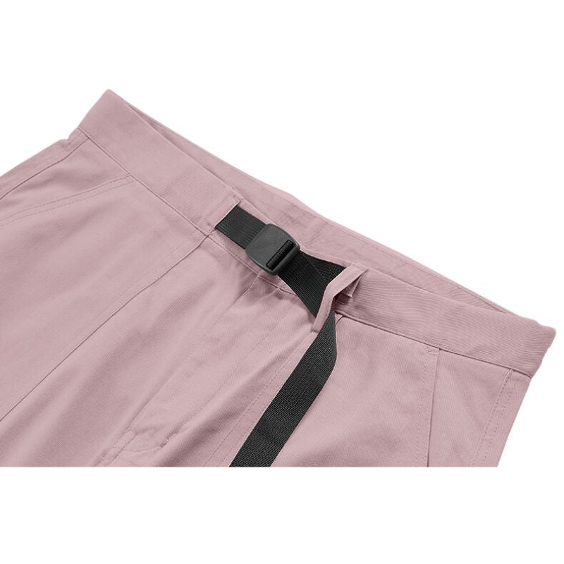 Japanese Style Solid Color Wide Leg Cargo Pants