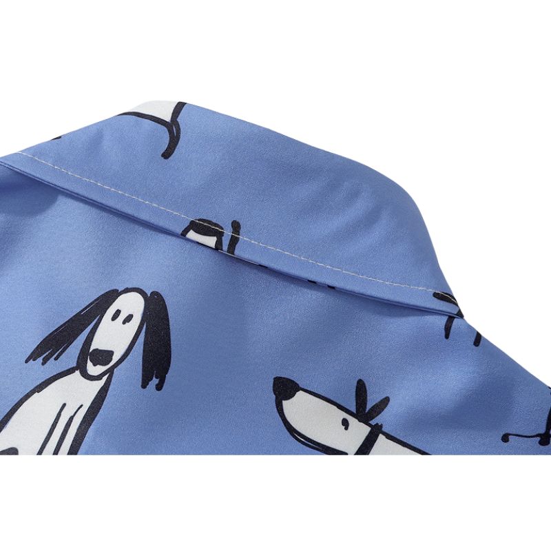 Lustiges Hemd mit Cartoon-Print