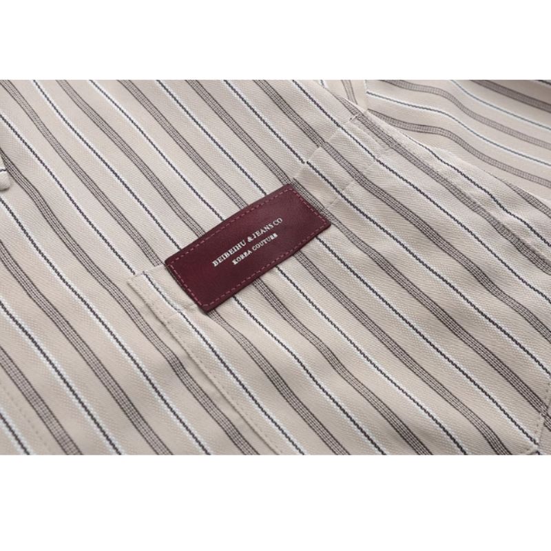 Camisa vintage de rayas verticales