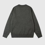 Banana Letter Loose Knit Sweater