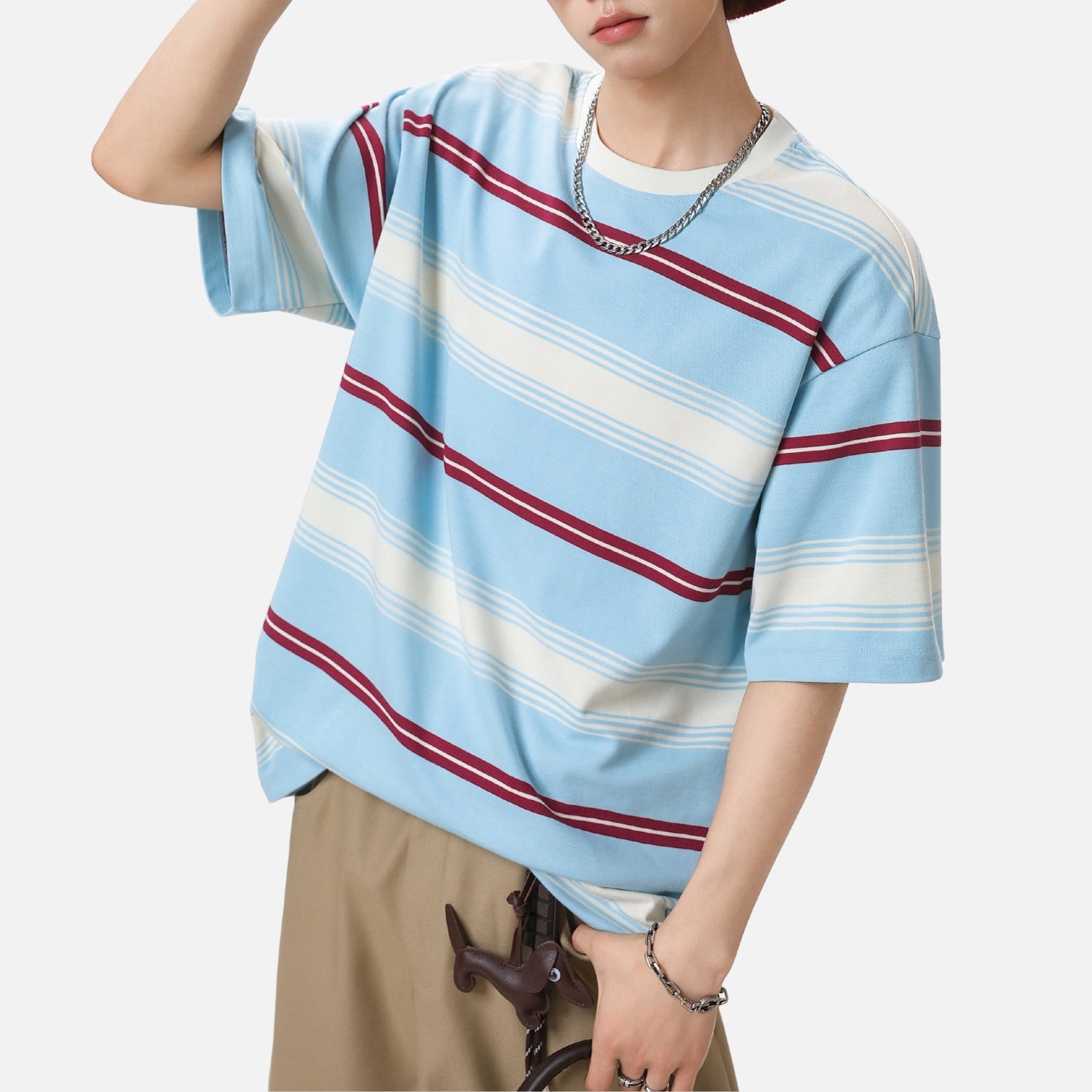 Vintage Striped Cotton Tee