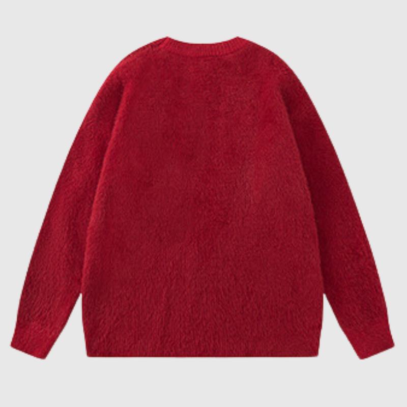 Autumn Retro Loose Knit Sweater