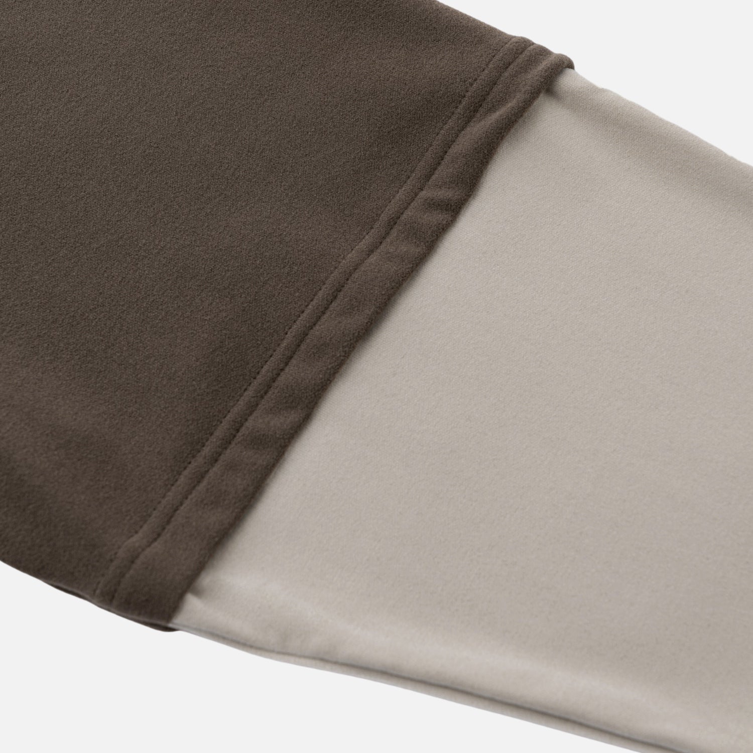 Layered Coral Fleece Long Sleeve Tee