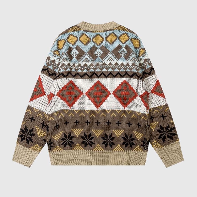 Vintage Elements Loose Knit Sweater