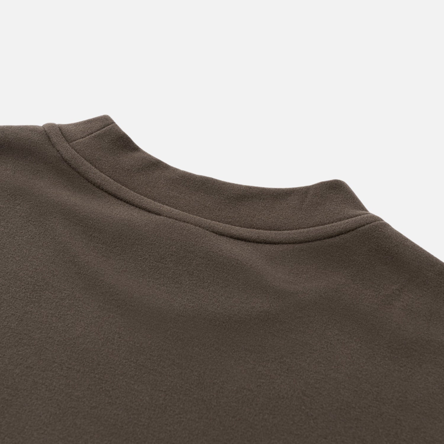 Layered Coral Fleece Long Sleeve Tee