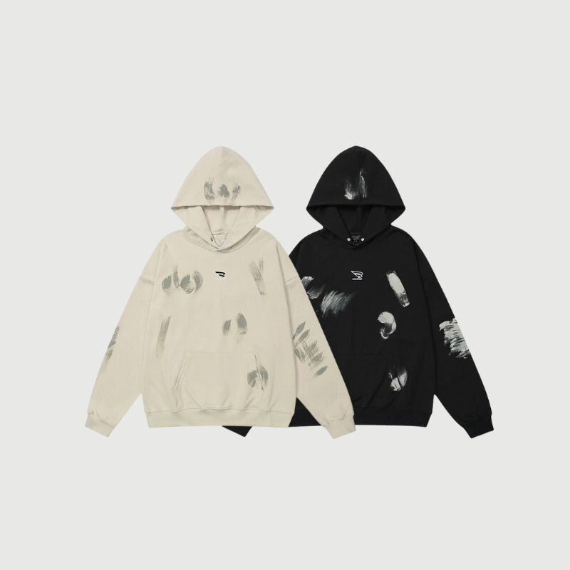 Dirty Fit Style Handcrafted Embroidered Hoodies