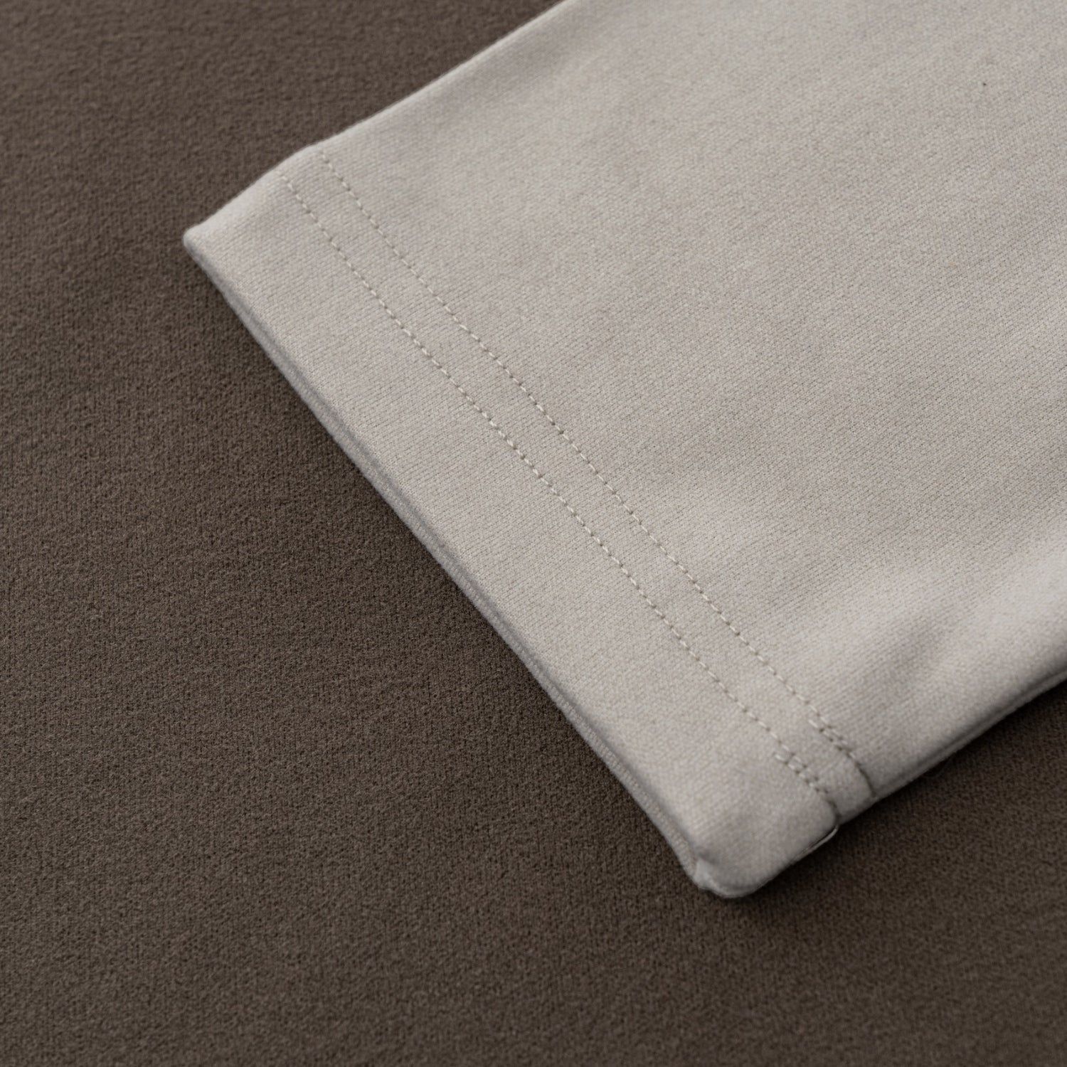 Layered Coral Fleece Long Sleeve Tee