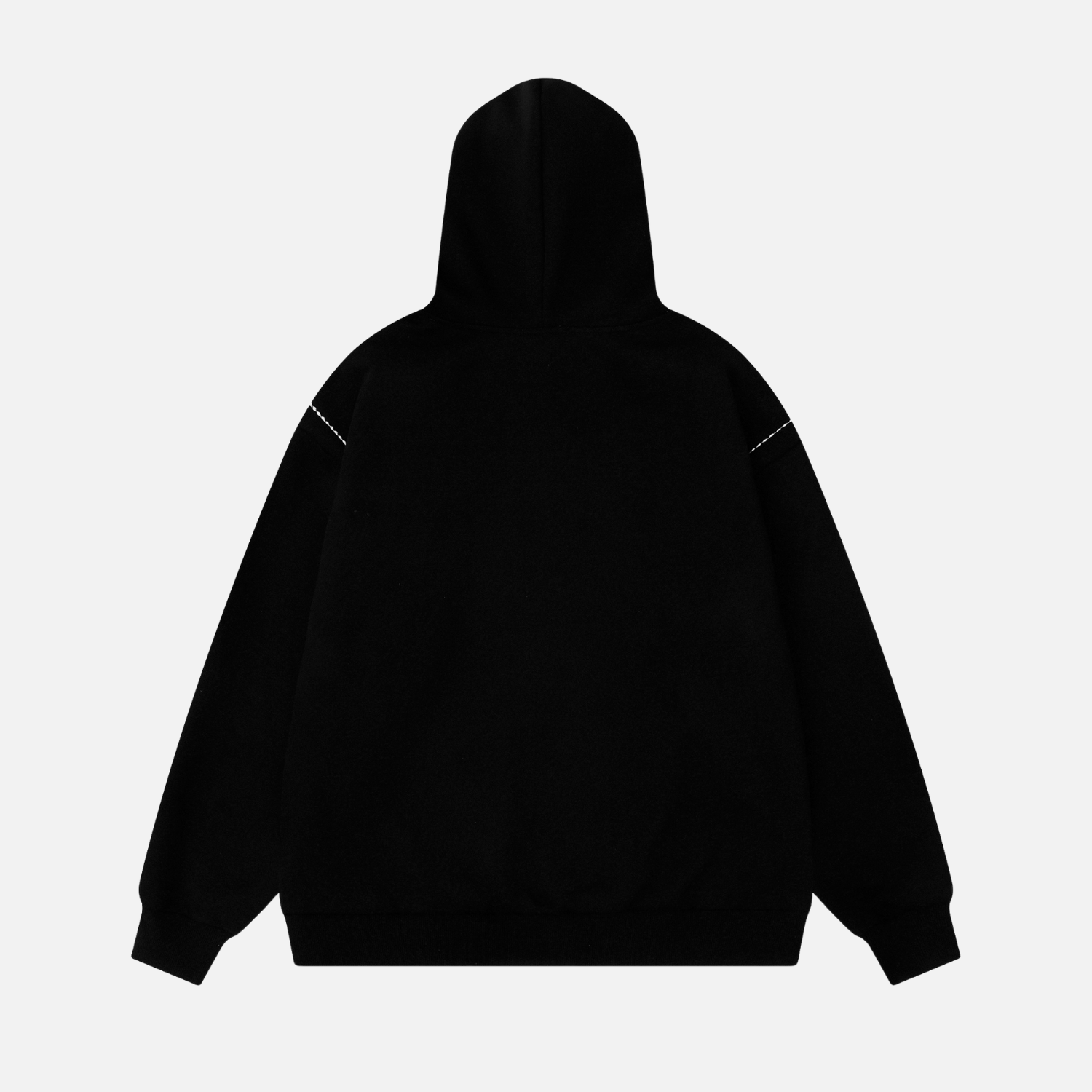 Kapuzenpullover mit besticktem Buchstaben