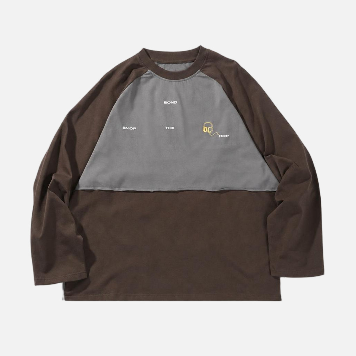Japanese Colorblock Long Sleeve Tee