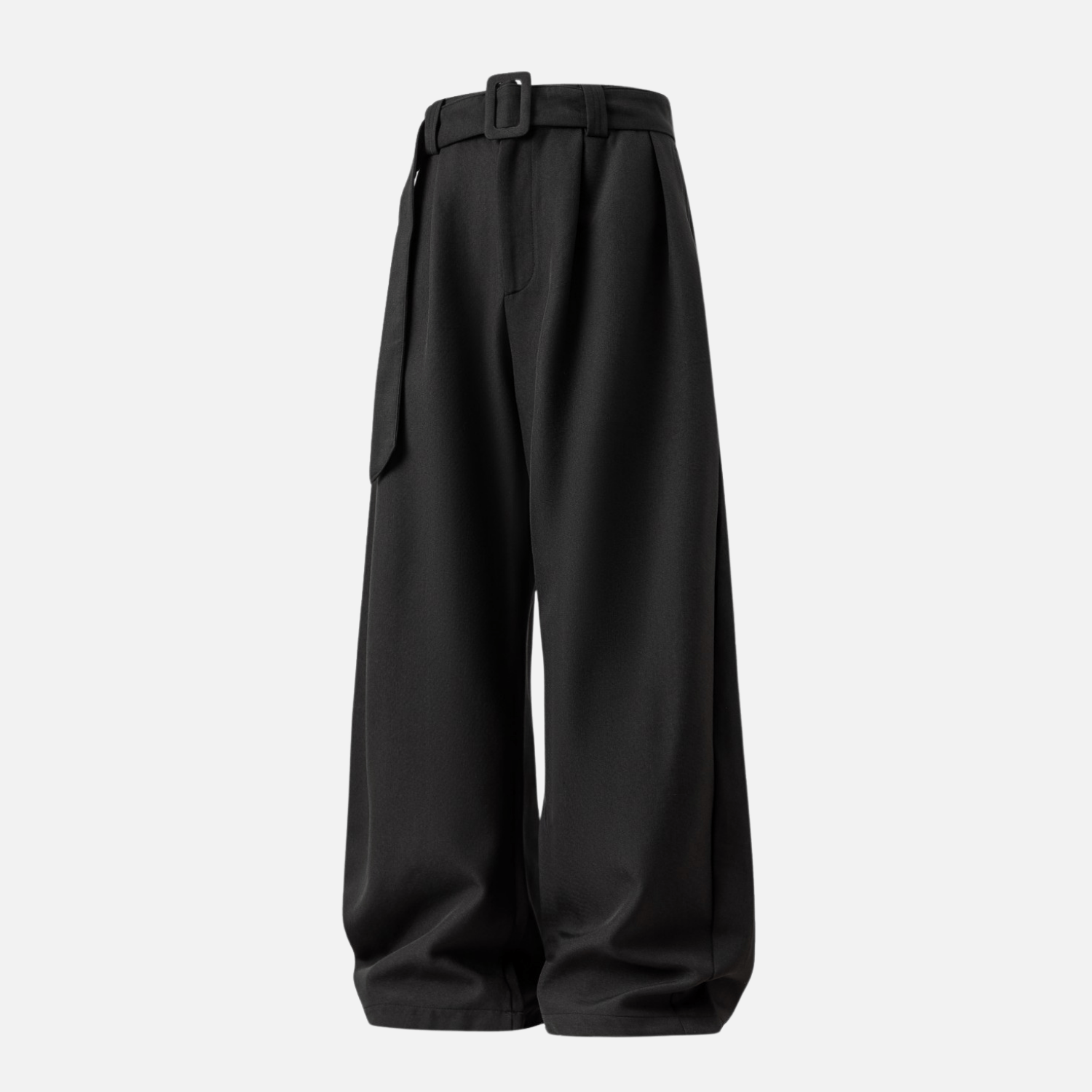 Pleated Drape Blade Baggy Trousers