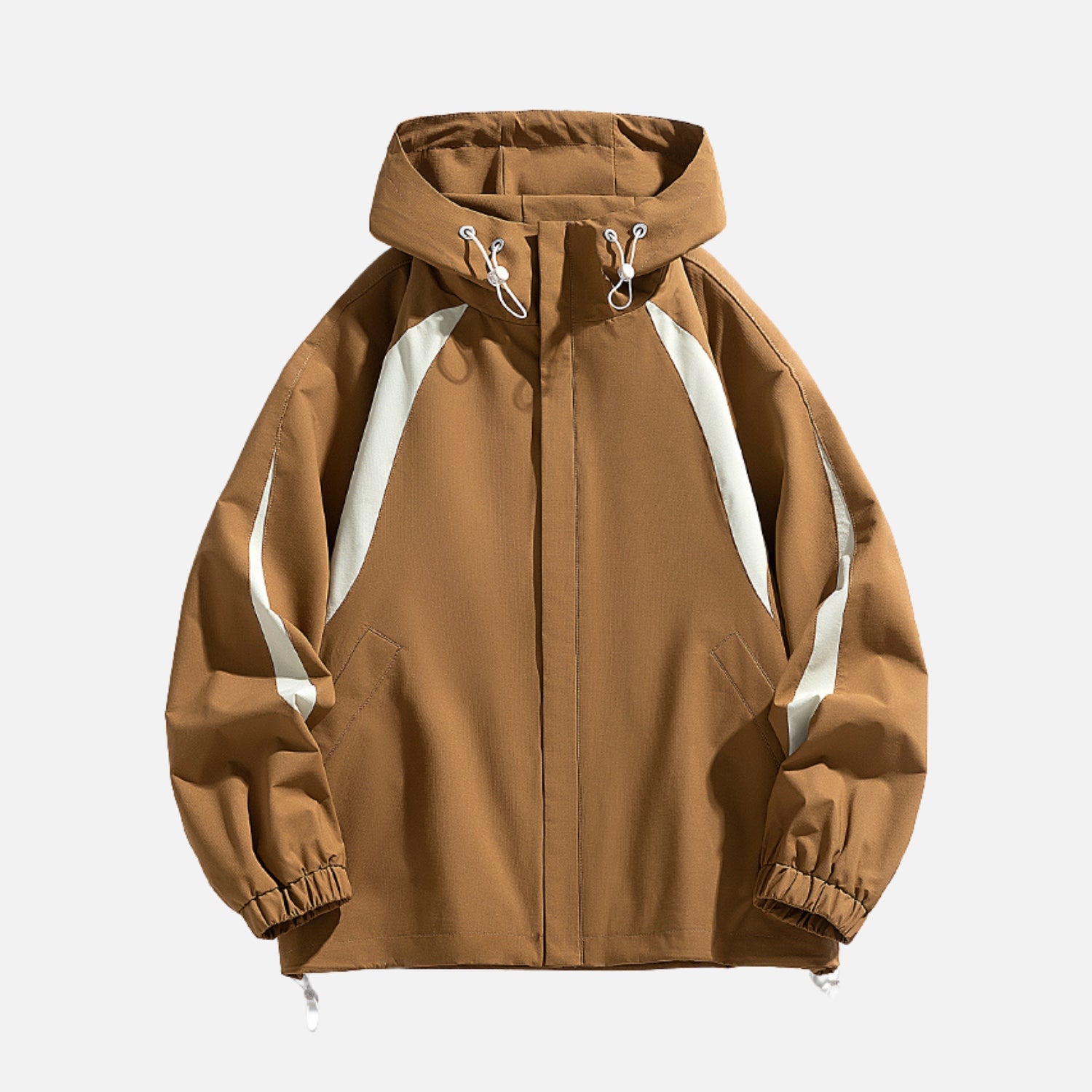 Minimal Wind-Resistant Hooded Jacket