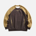 Streetwear Colorblock Crewneck Sweatshirt