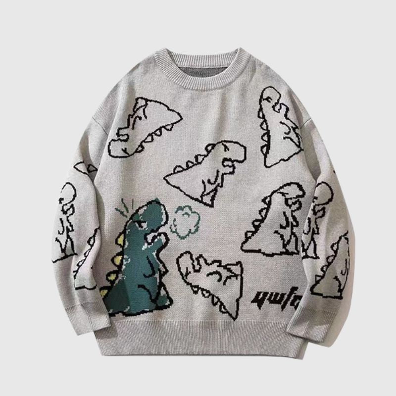 Dinosaur Knitted Sweater – OLUOLIN