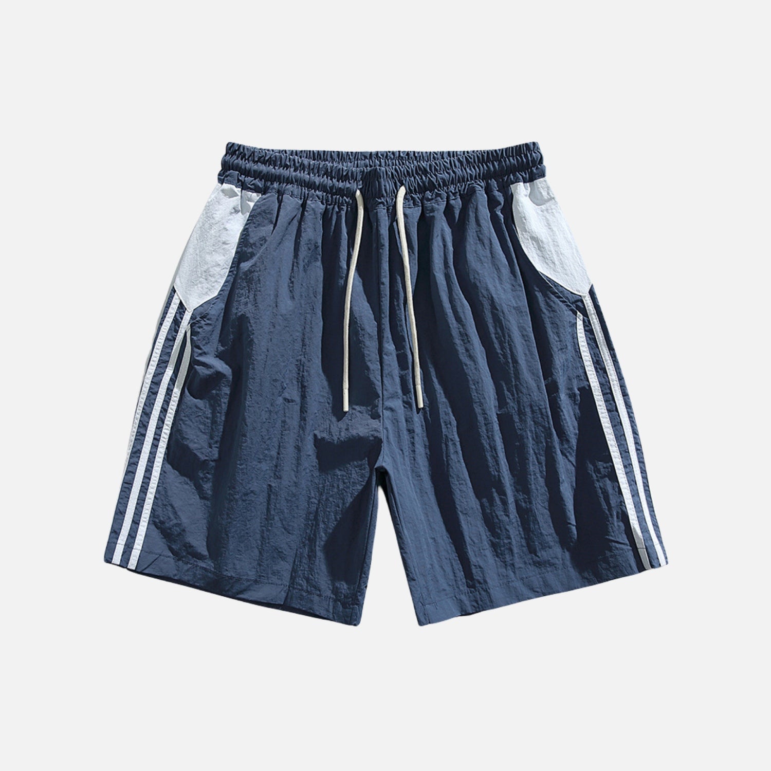 Striped Nylon Sport Shorts – Lightweight Outdoor | OLUOLIN