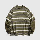 Layered Striped Cityboy Sweatshirt