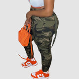 Camouflage Cargo Patch Pocket Overalls