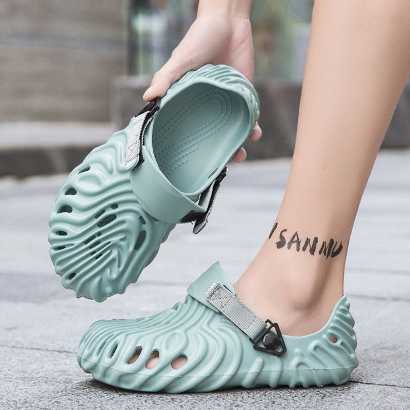 Solid Color Casual Beach Clogs