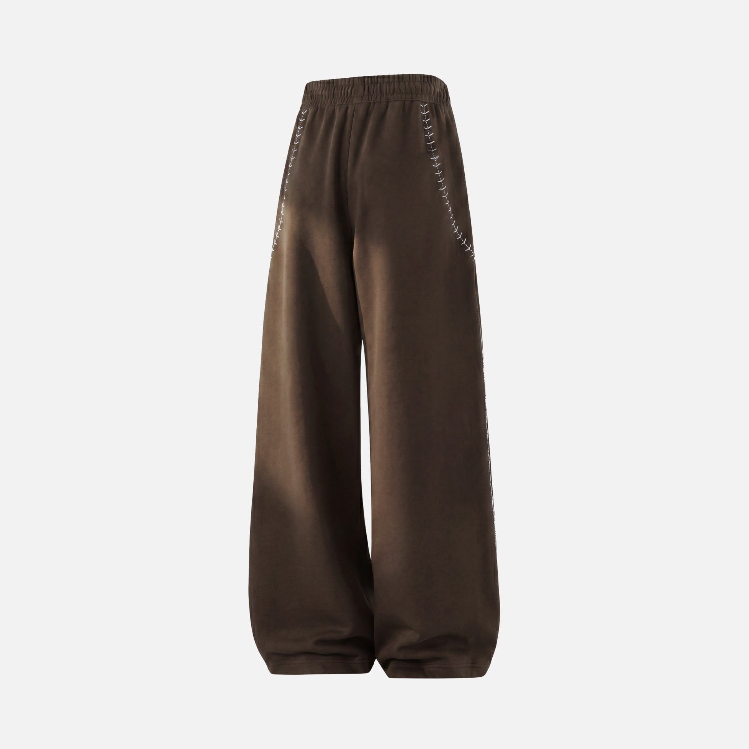 Baseball-Inspired Baggy Sweatpants