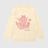 Cartoon Dragon Embroidered Knit Sweater