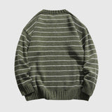 Classic Striped Crew Neck Sweater