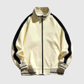 Retro-Trainingsjacke mit Farbblockdesign