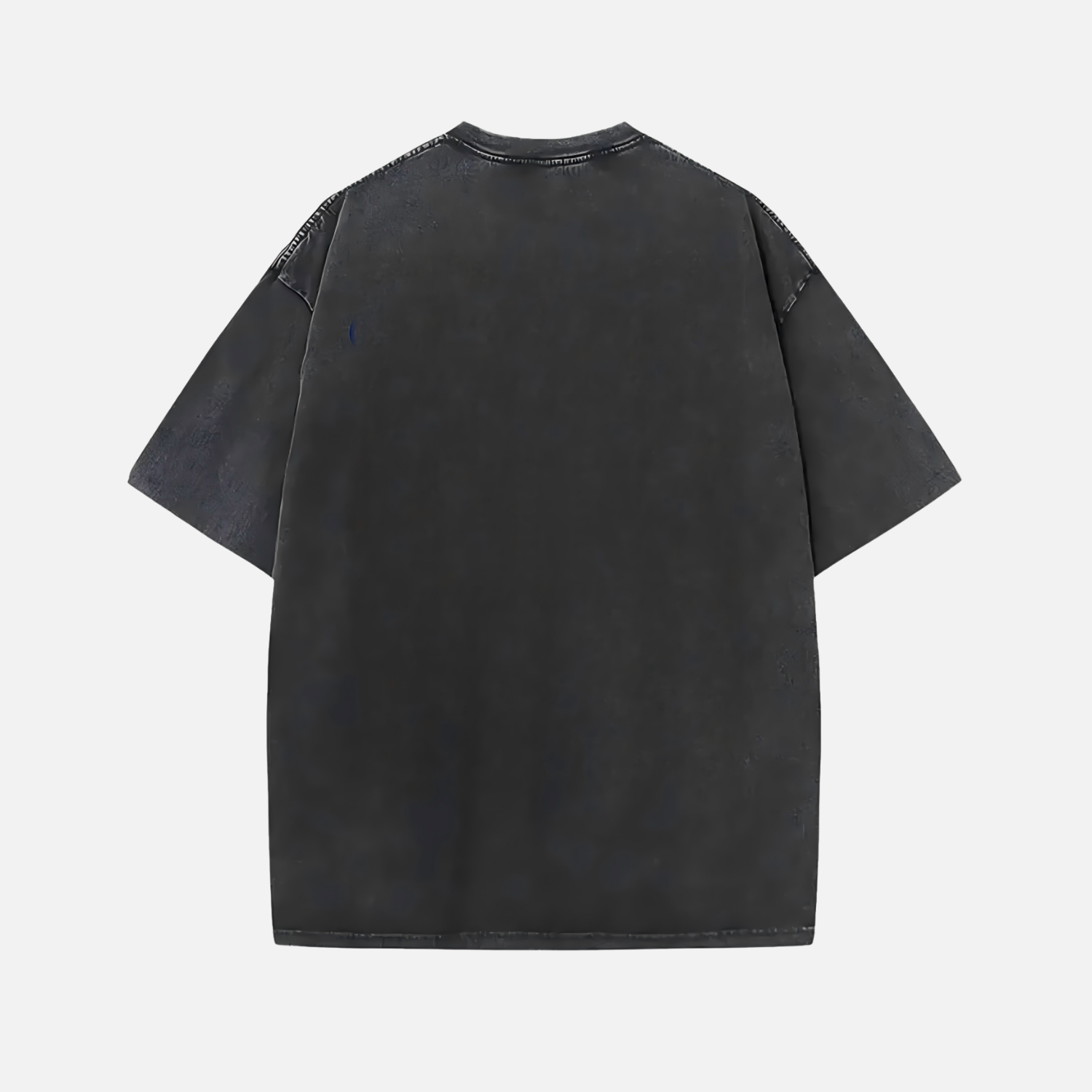 T-shirt uni lavé Flocon de Neige