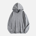 Gewaschener Vintage-Hoodie in Unifarbe